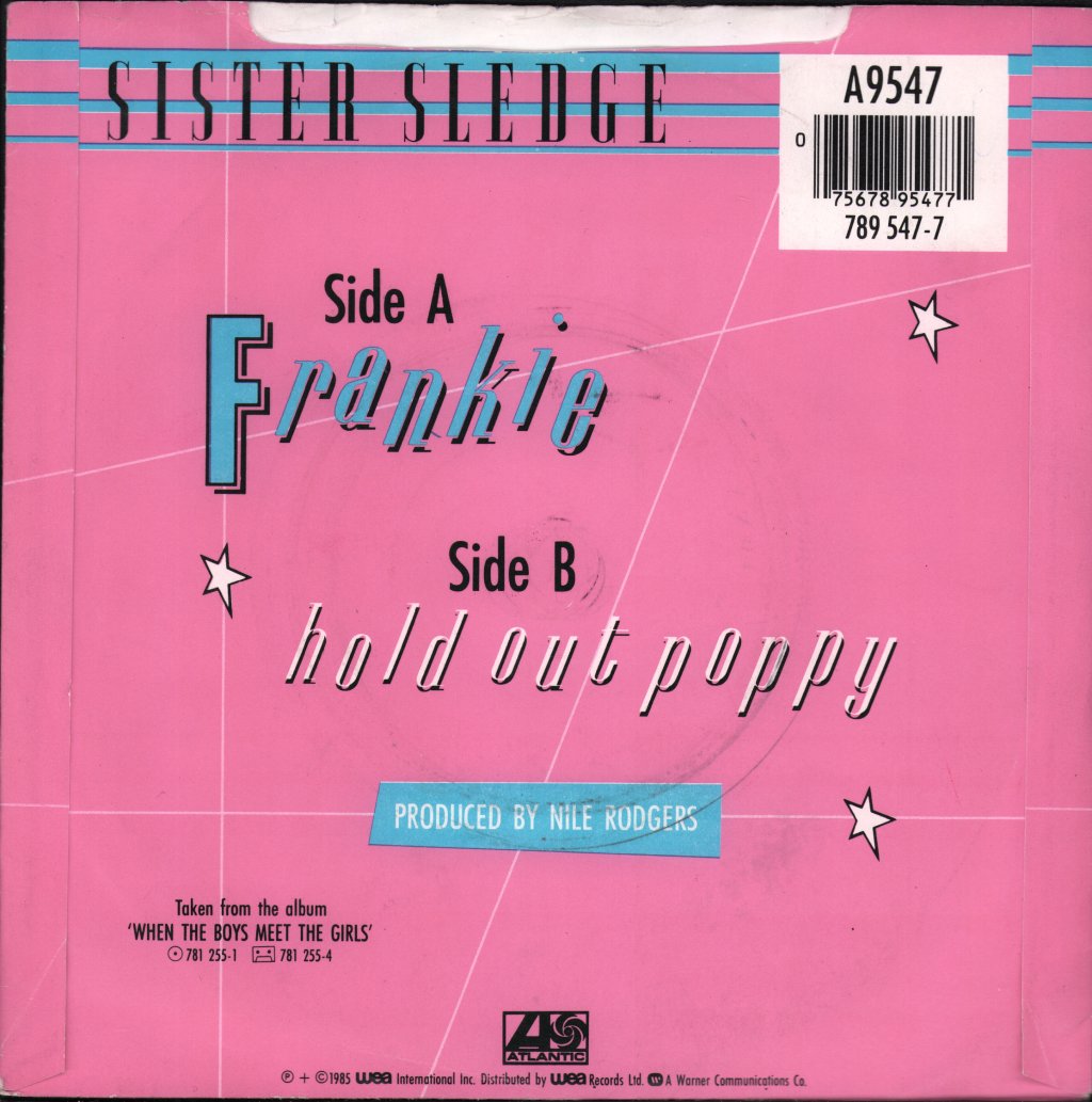 Sister Sledge - Frankie - 7 Inch