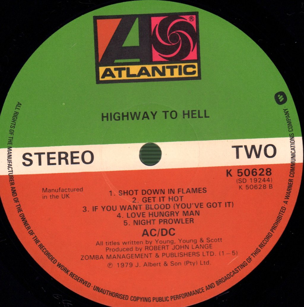 AC/DC - Highway To Hell - Lp