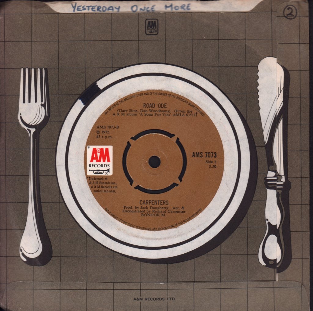 Carpenters - Yesterday Once More - 7 Inch