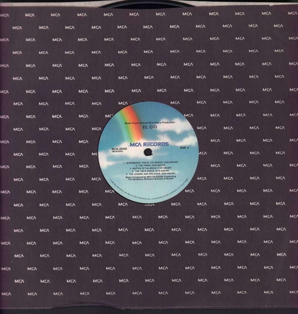 Miklós Rózsa - El Cid - Lp