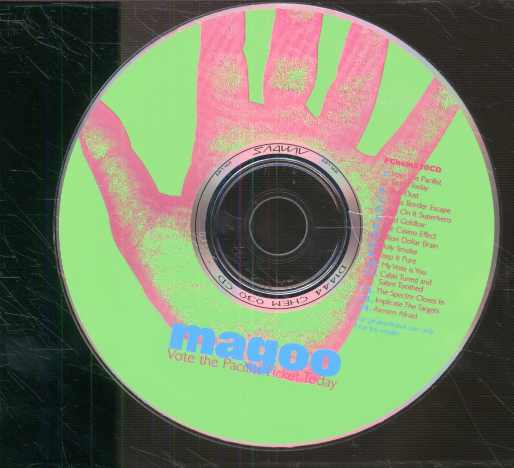 Magoo - Vote The Pacifist Ticket Today - Cd