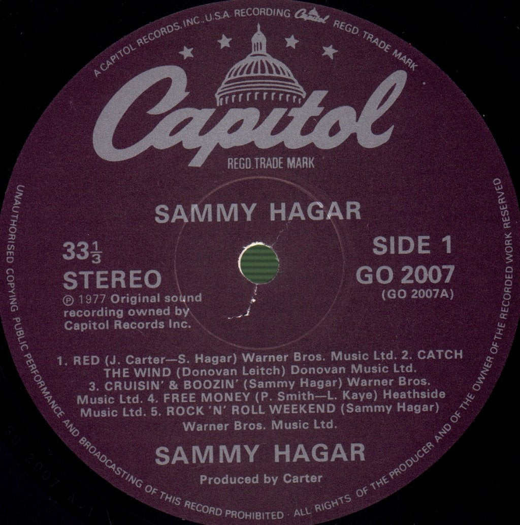 Sammy Hagar - Sammy Hagar - Lp