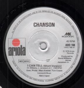Chanson - I Can Tell - 7 Inch