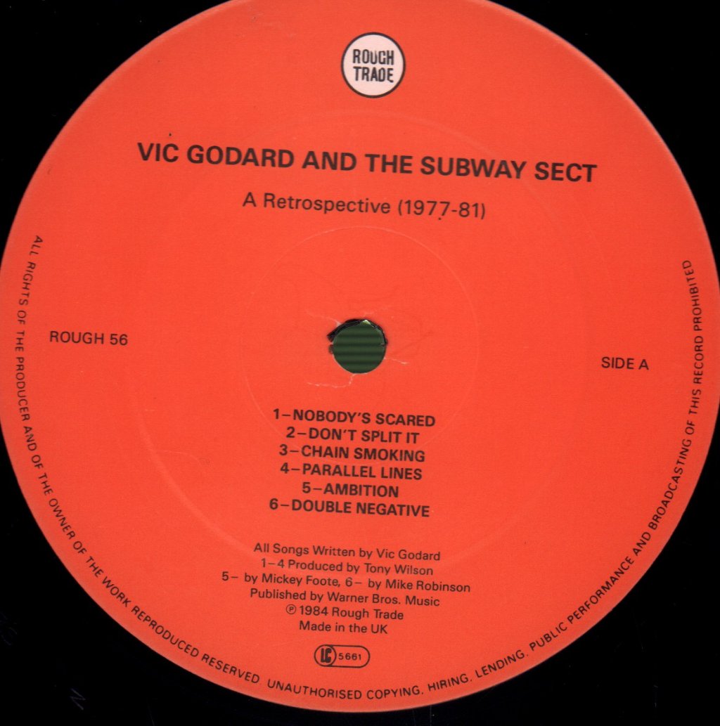 Vic Godard And The Subway Sect - A Retrospective 1977-81 - Lp