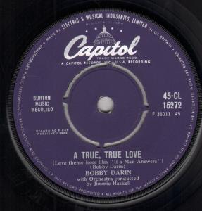Bobby Darin - A True True Love - 7 Inch