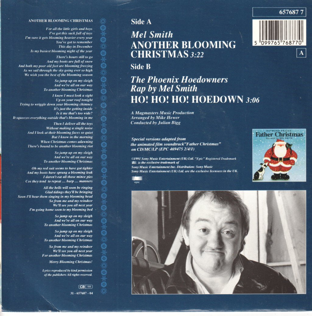Mel Smith - Another Blooming Christmas - 7 Inch