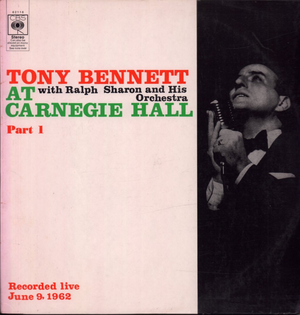 Tony Bennett - At Carnegie Hall Part I - Lp