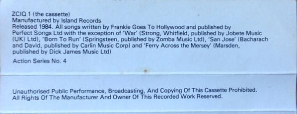 Frankie Goes To Hollywood - Welcome To The Pleasuredome - Cassette