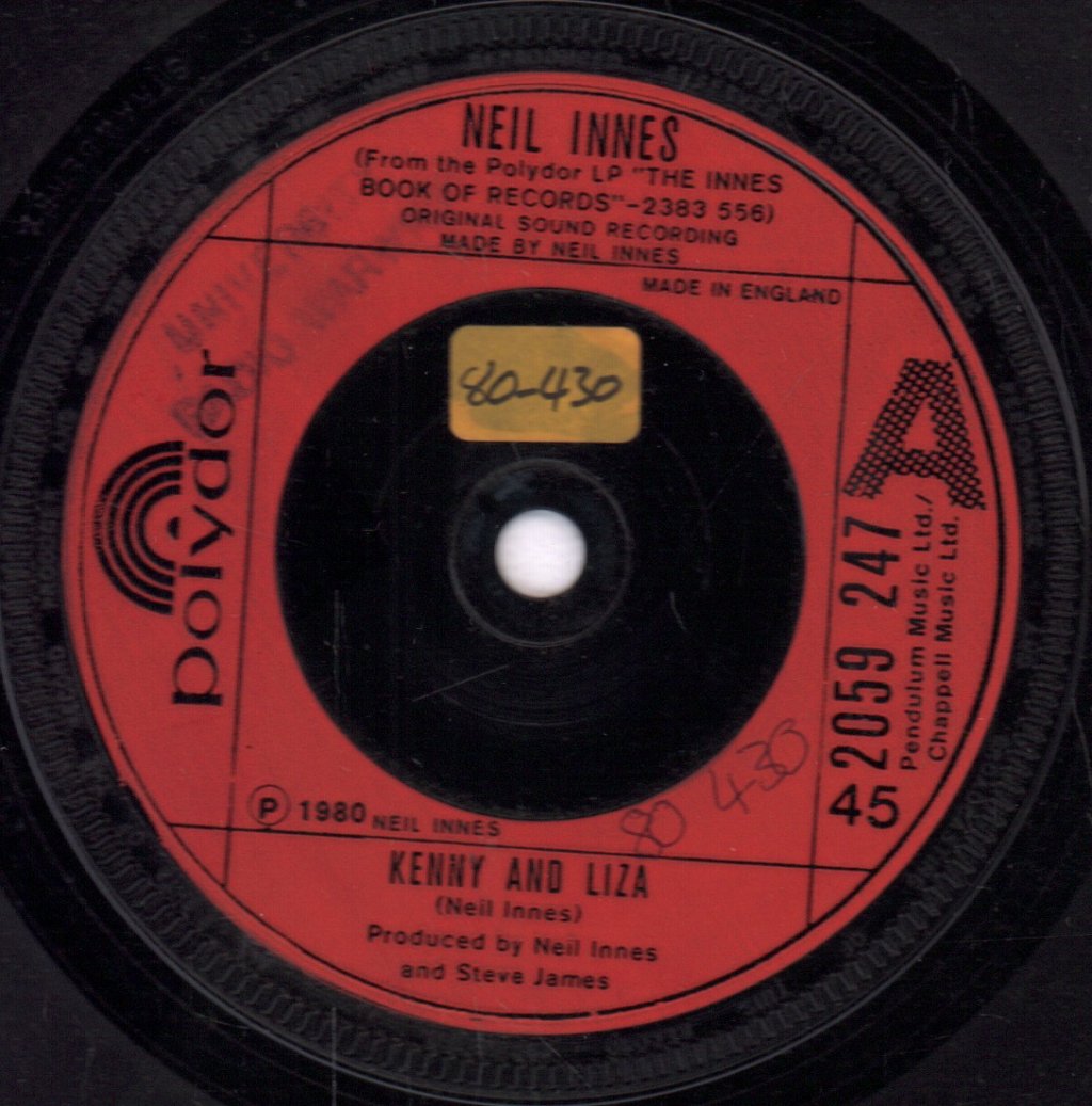 Neil Innes - Kenny And Liza - 7 Inch