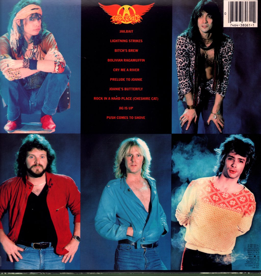 Aerosmith - Rock In A Hard Place - Lp