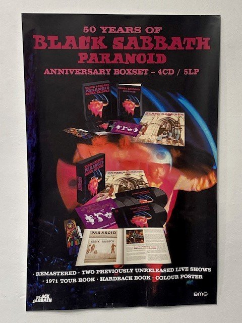 Black Sabbath - 50 Years of Paranoid - Poster