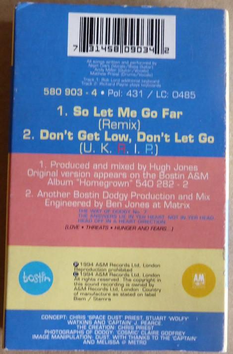 Dodgy - So Let Me Go Far - Cassette