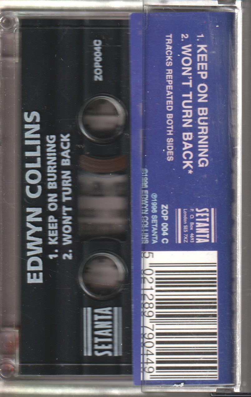 Edwyn Collins - Keep On Burning - Cassette