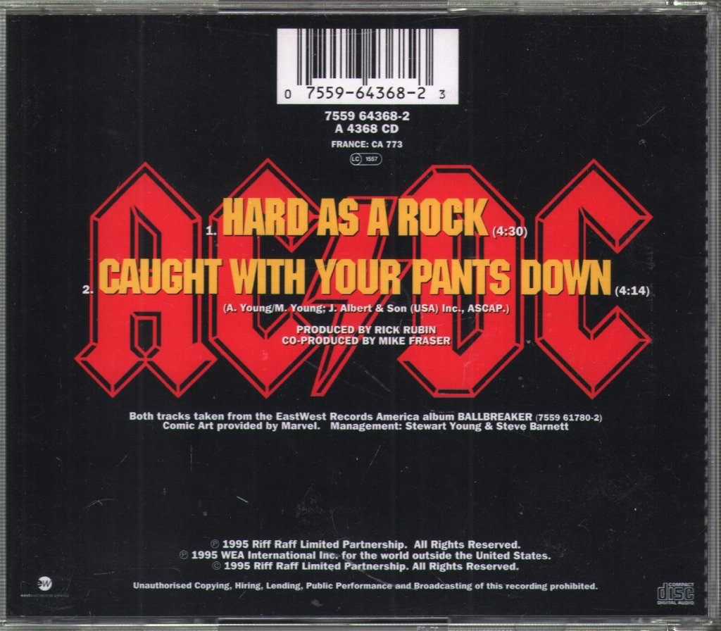 AC/DC - Hard As A Rock - Cd
