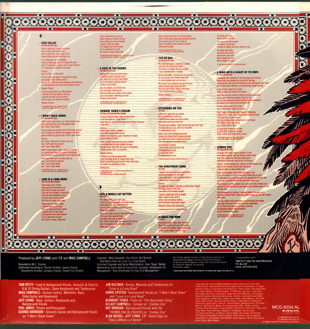 Tom Petty And The Heartbreakers - Full Moon Fever - Lp