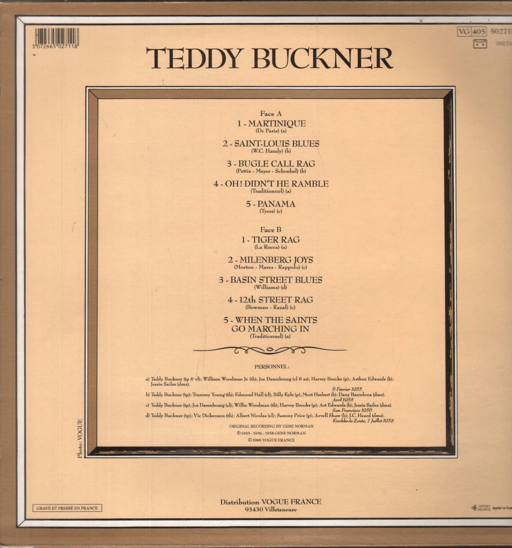 Teddy Buckner - Collection - Lp