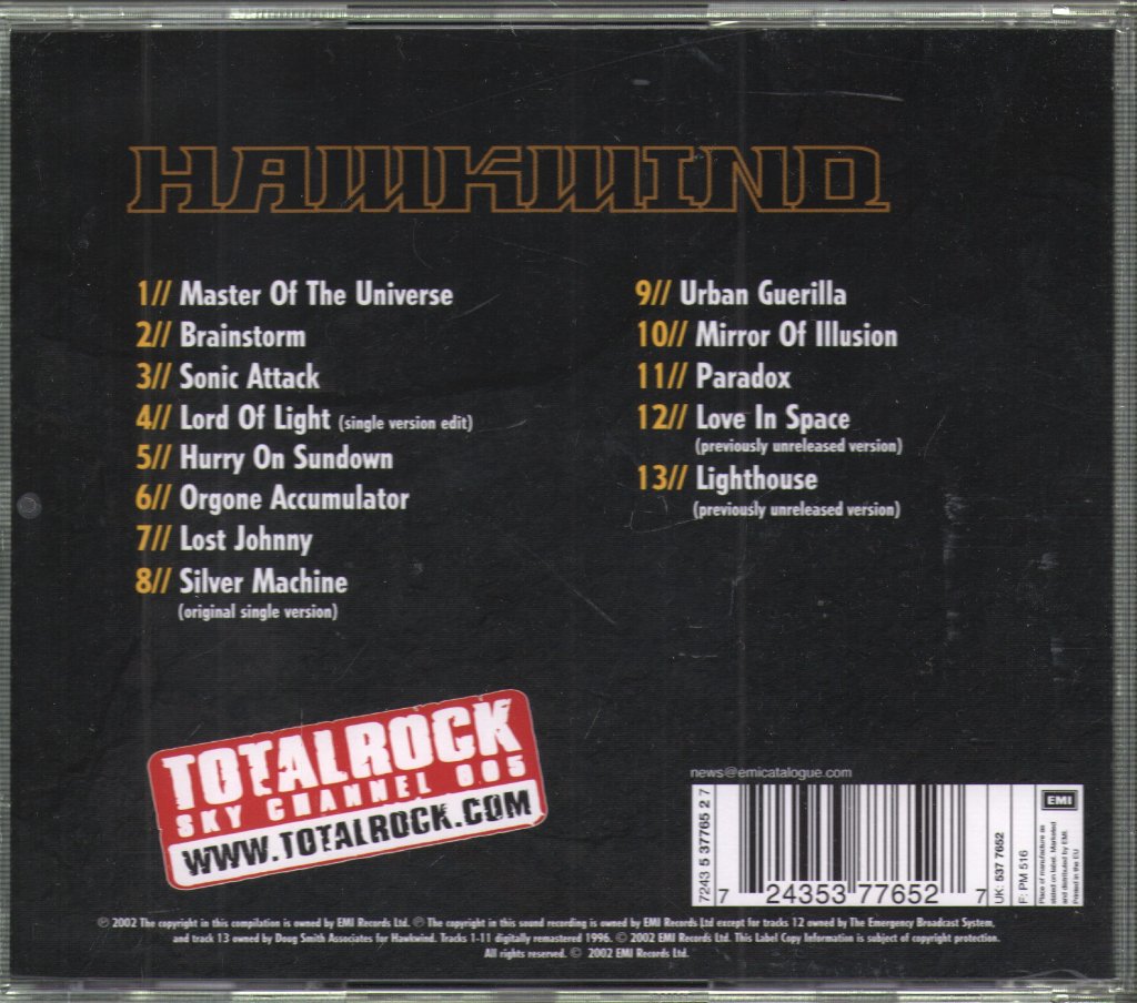 Hawkwind - Masters Of Rock - Cd
