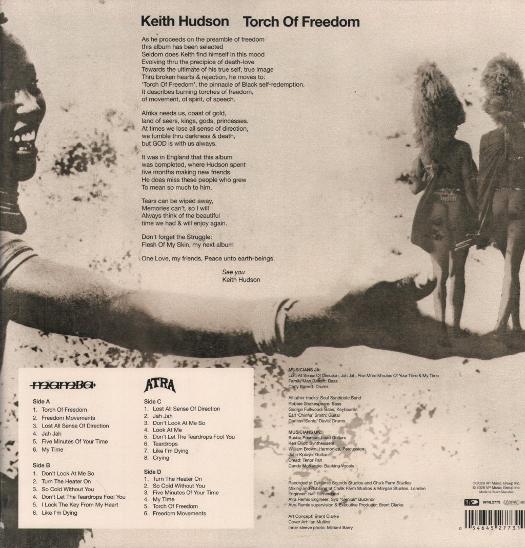 Keith Hudson - Torch of Freedom - Double Lp