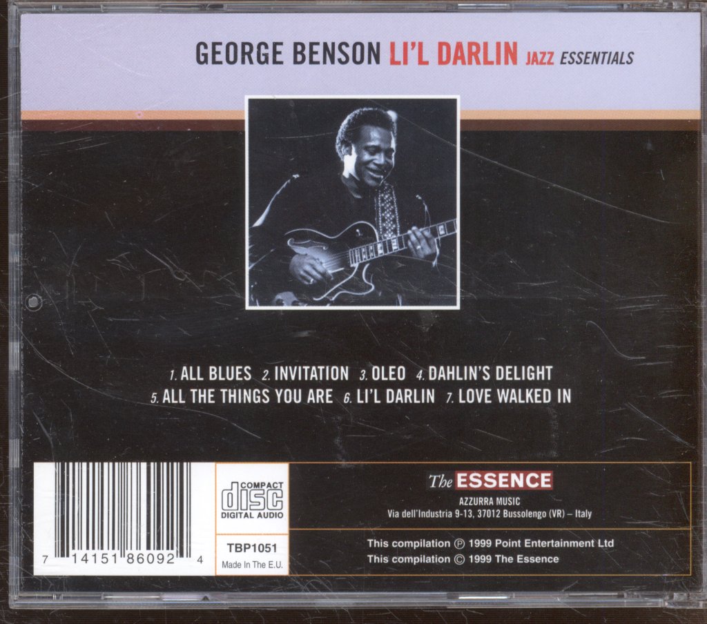 George Benson - Li'l Darlin - Cd