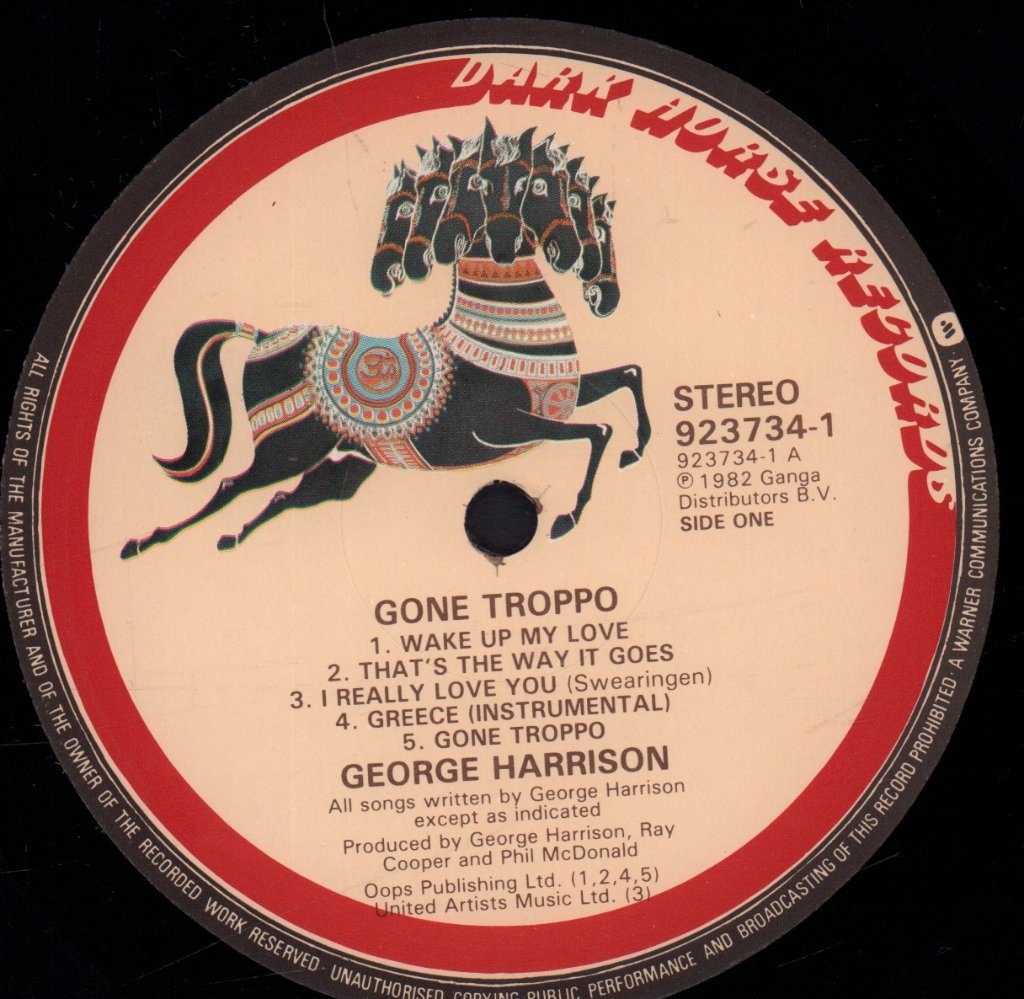 George Harrison - Gone Troppo - Lp