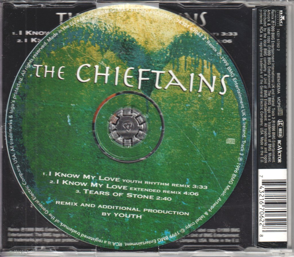 Chieftains Featuring The Corrs - I Know My Love - Cd