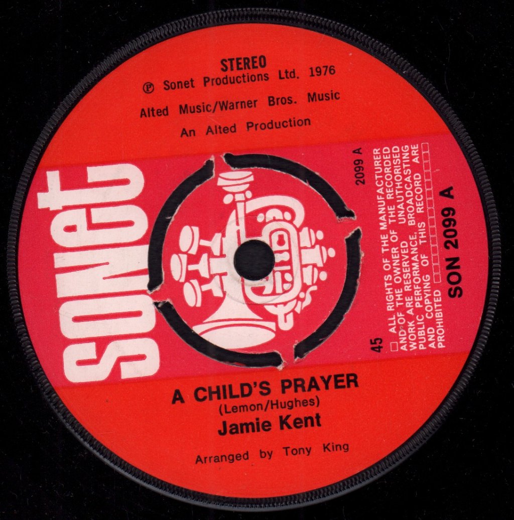 Jamie Kent - A Child's Prayer - 7 Inch