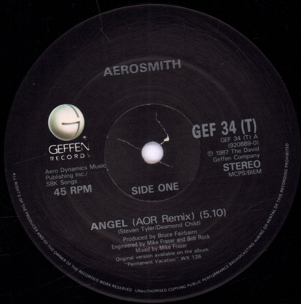 Aerosmith - Angel - 12 Inch