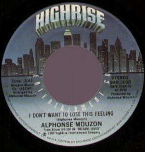 Alphonse Mouzon - I Don't Want To Lose This Feeling - 7 Inch