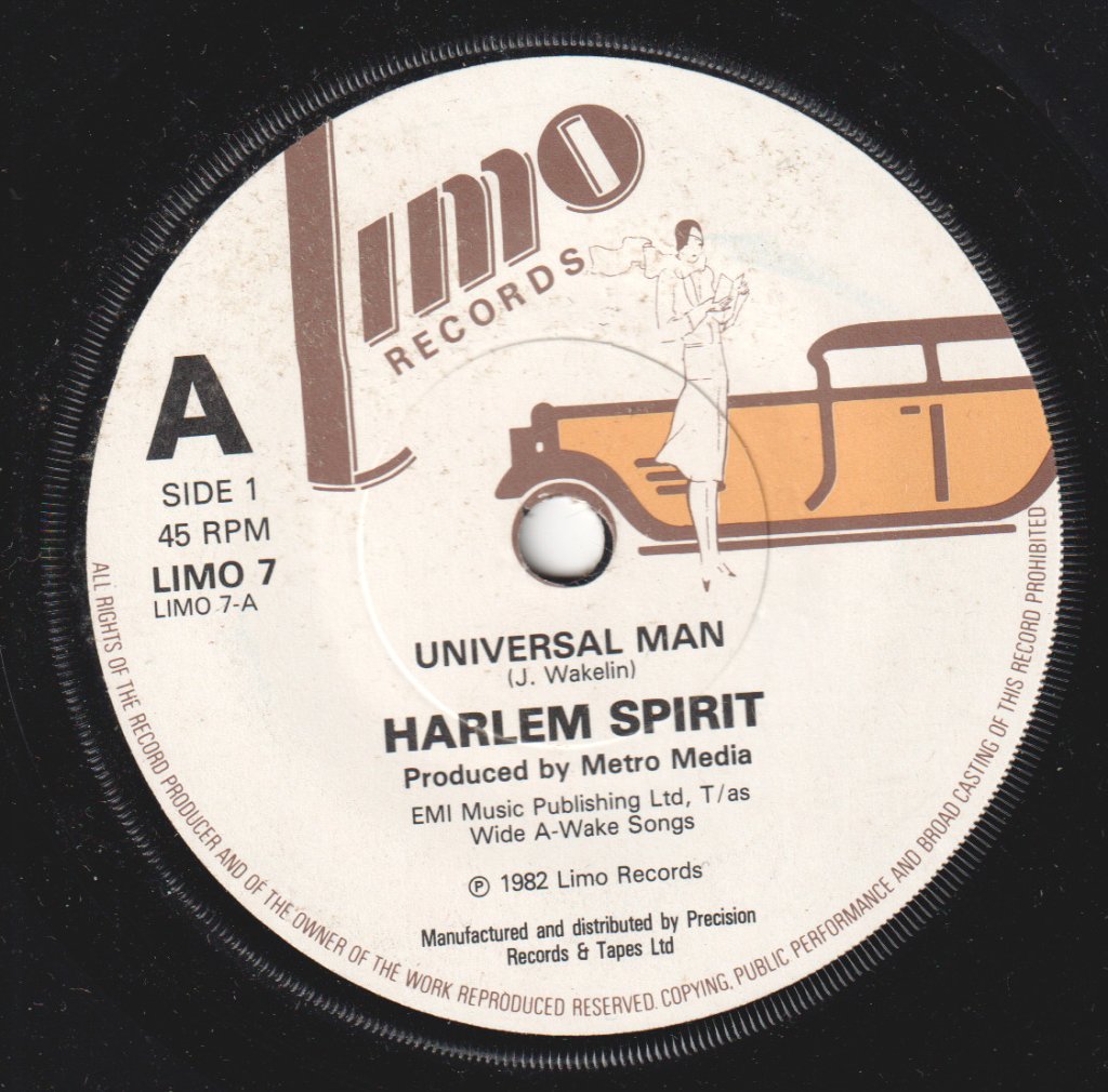 Harlem Spirit - Universal Man - 7 Inch