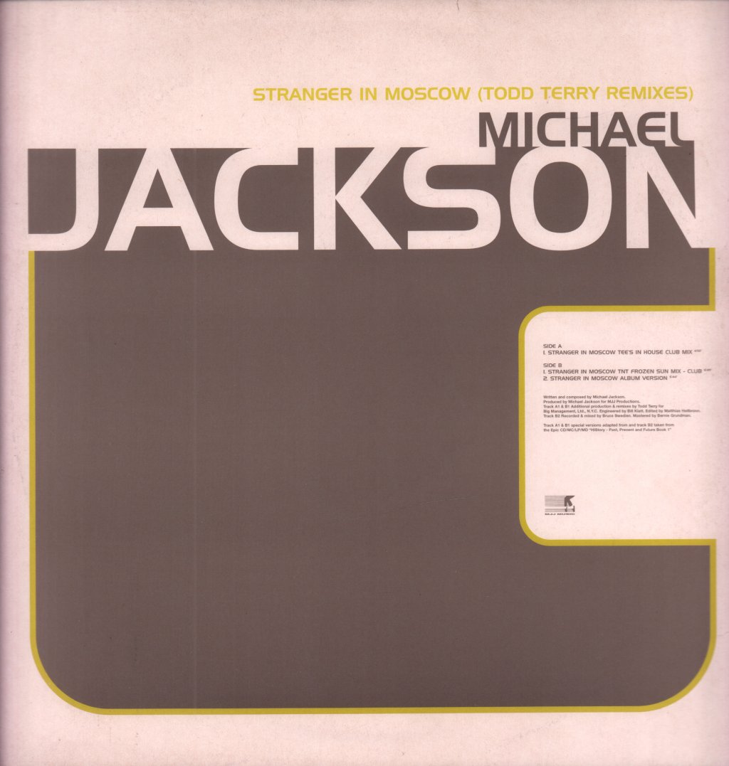 Michael Jackson - Stranger In Moscow - 12 Inch