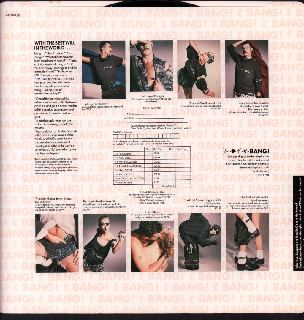 Frankie Goes To Hollywood - Welcome To The Pleasuredome - Double Lp