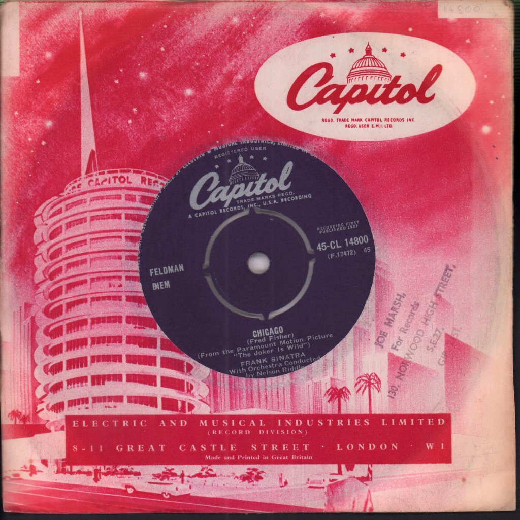 Frank Sinatra - All The Way - 7 Inch