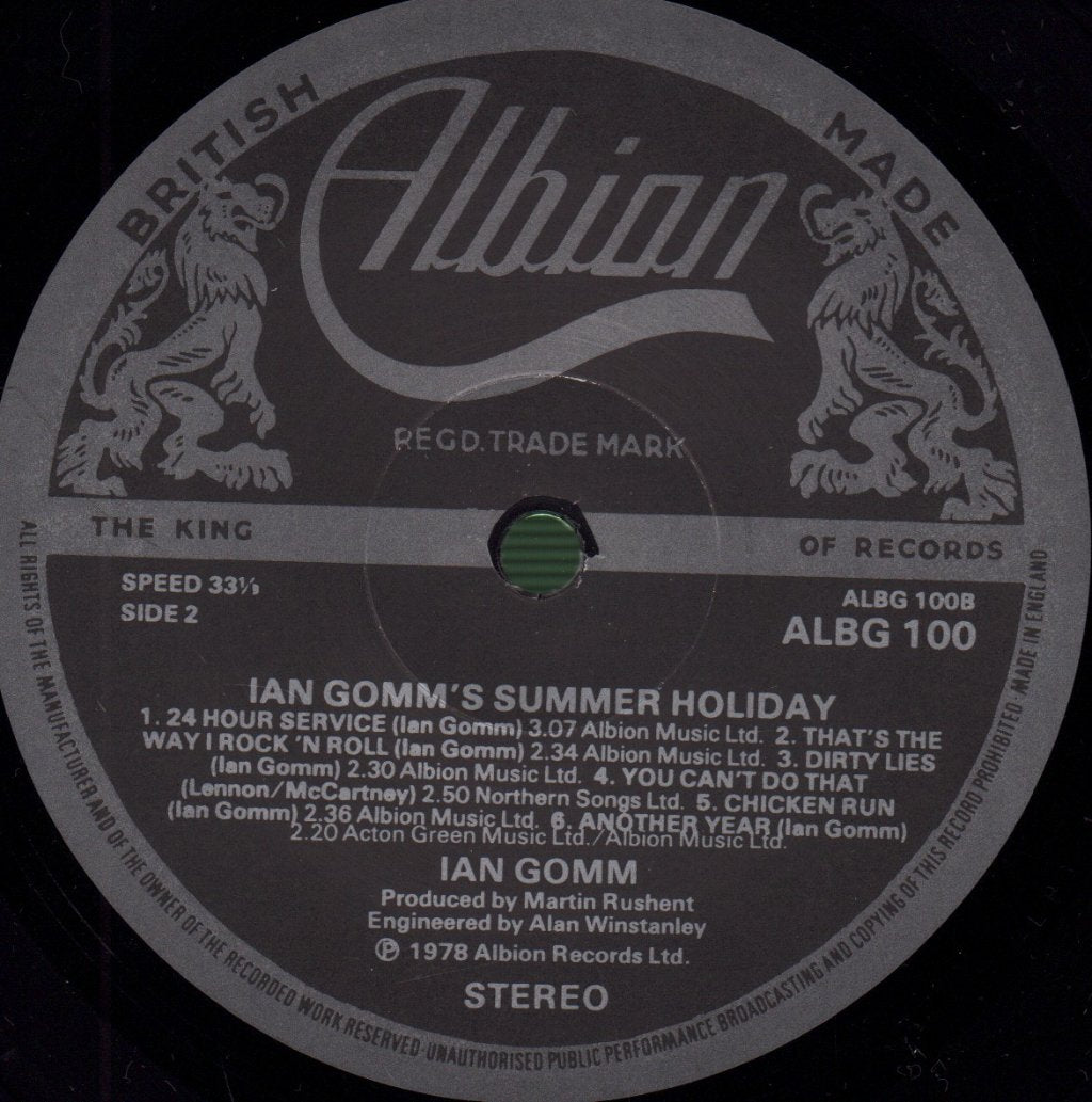 Ian Gomm - Summer Holiday - Lp