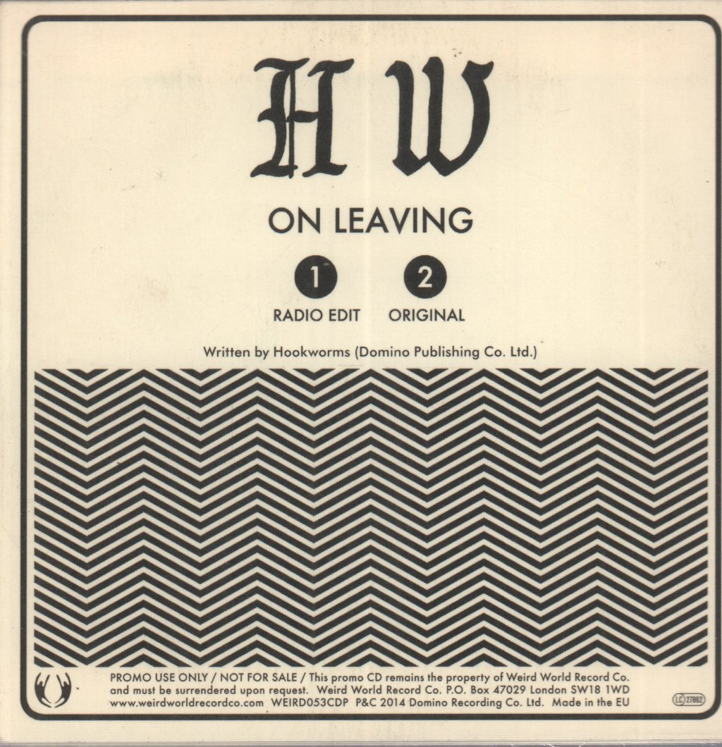 Hookworms - On Leaving - Cd