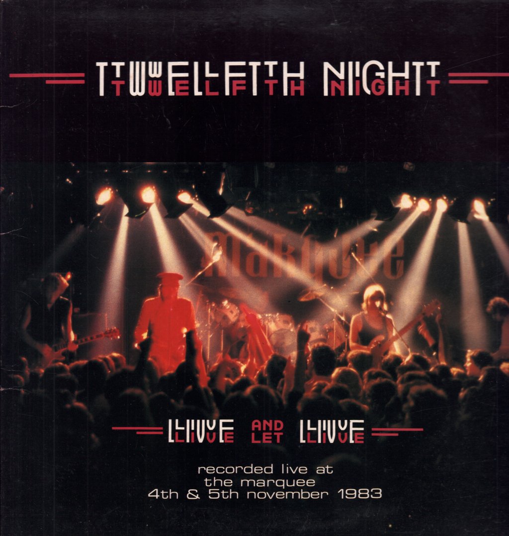 Twelfth Night (80'S Prog) - Live And Let Live - Lp