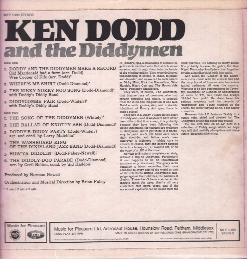 Ken Dodd And The Diddymen - Ken Dodd And The Diddymen - Lp