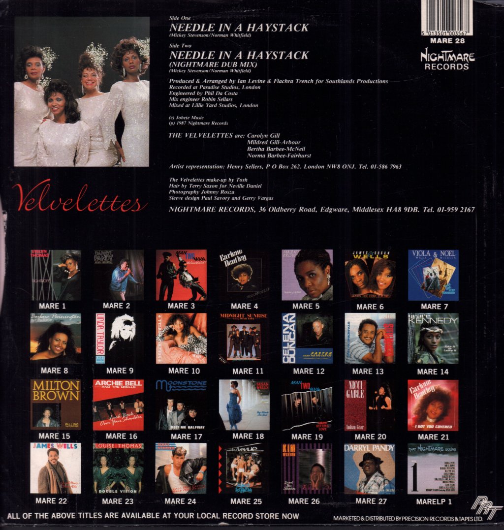 Velvelettes - Needle In A Haystack - 12 Inch