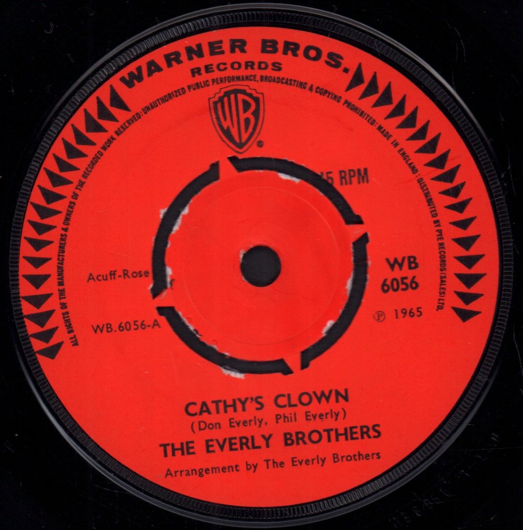 Everly Brothers - Cathy's Clown - 7 Inch