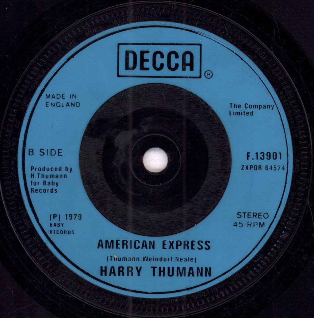 Harry Thumann - Underwater - 7 Inch