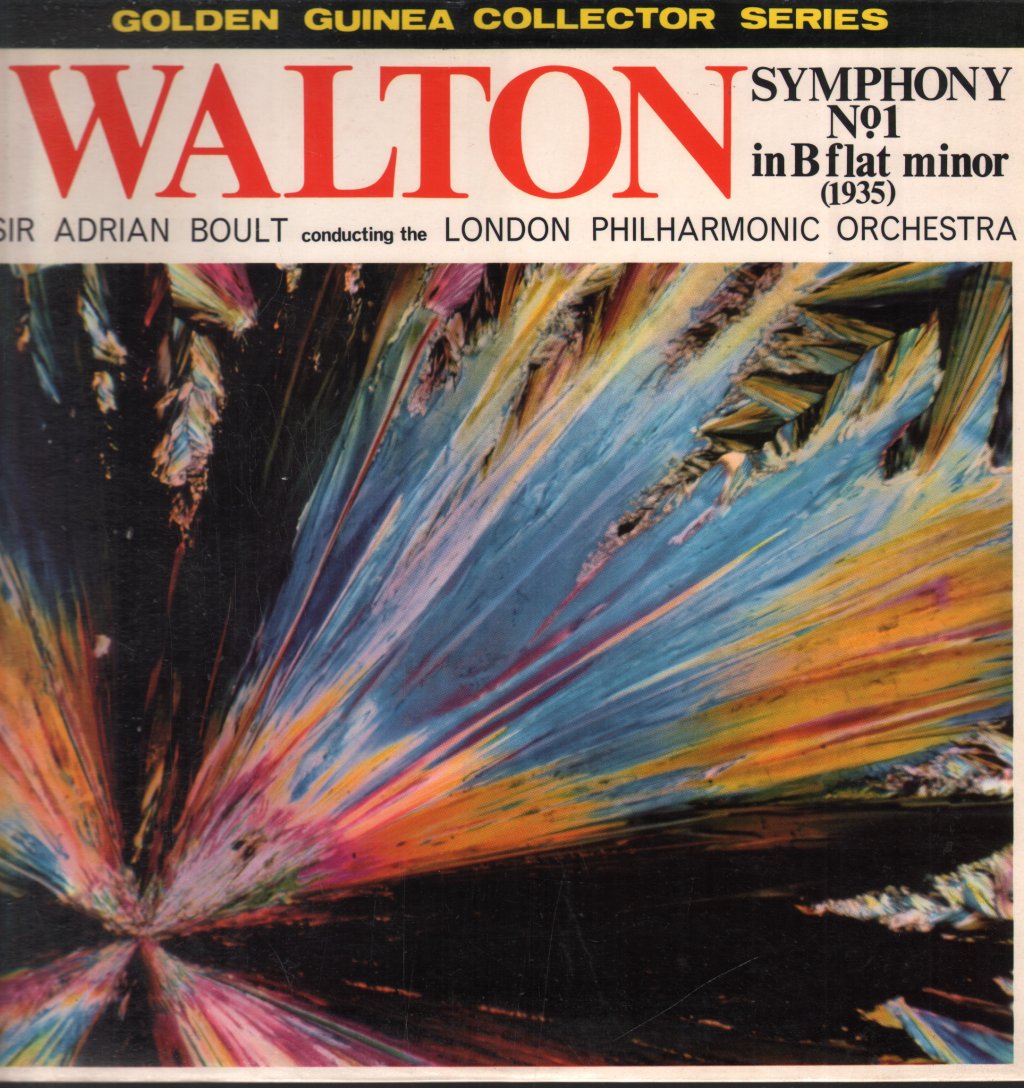 Sir Adrian Boult / London Philharmonic Orchestra - Walton - Symphony No. 1 In B Flat Minor - Lp