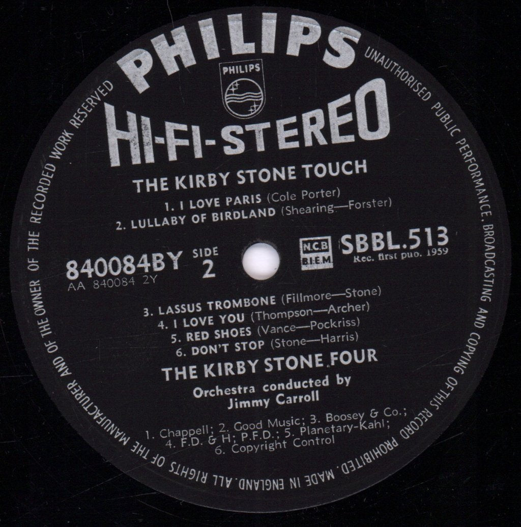 Kirby Stone Four - Kirby Stone Touch - Lp