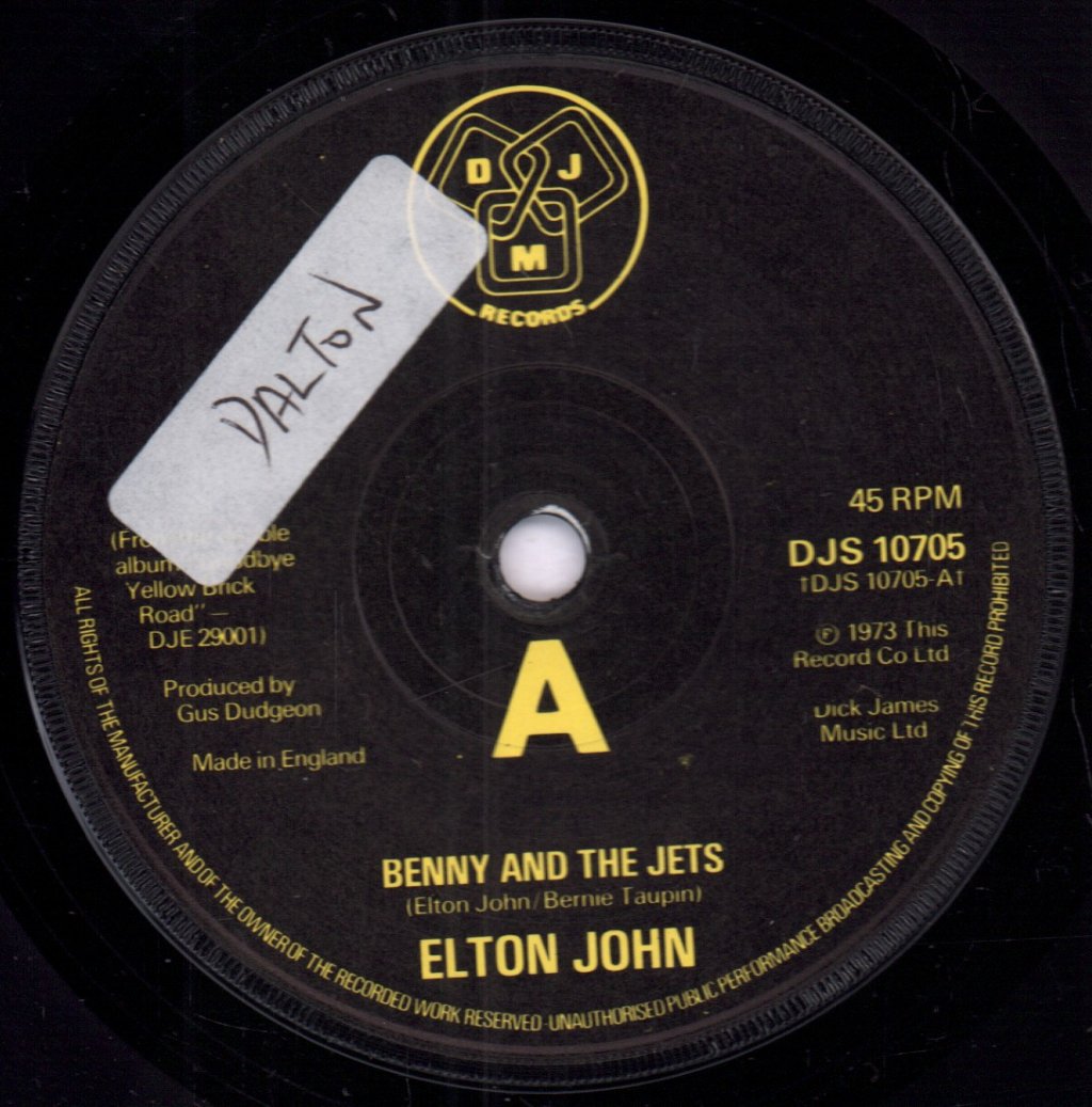 Elton John - Benny And The Jets - 7 Inch