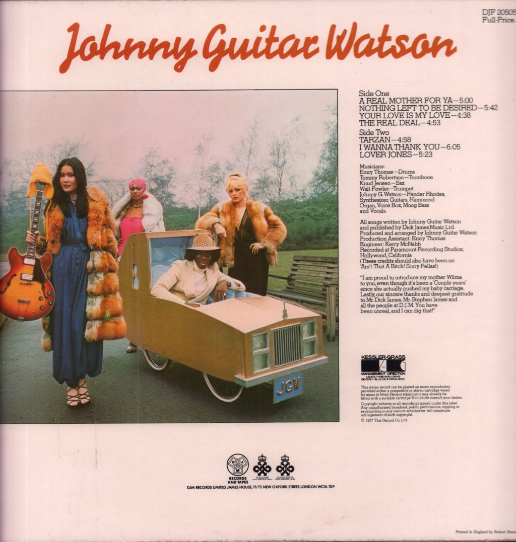 Johnny Guitar Watson - A Real Mother - Lp