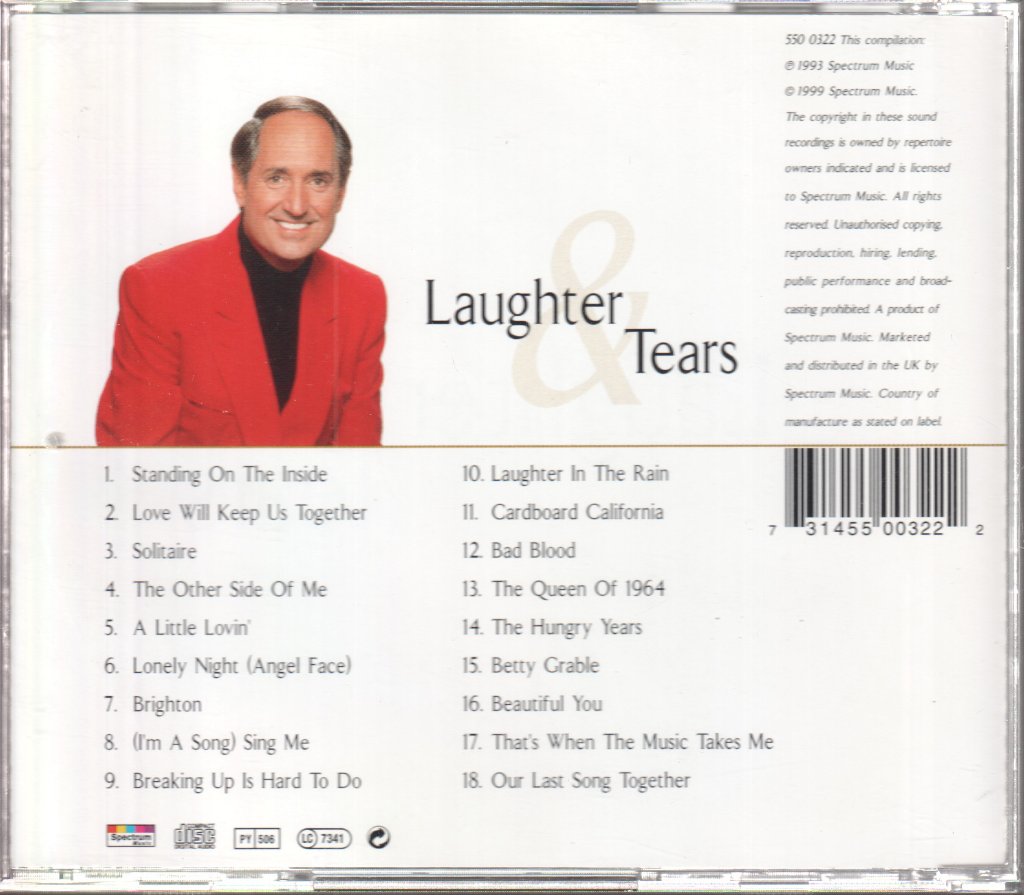 Neil Sedaka - Laughter & Tears - Cd
