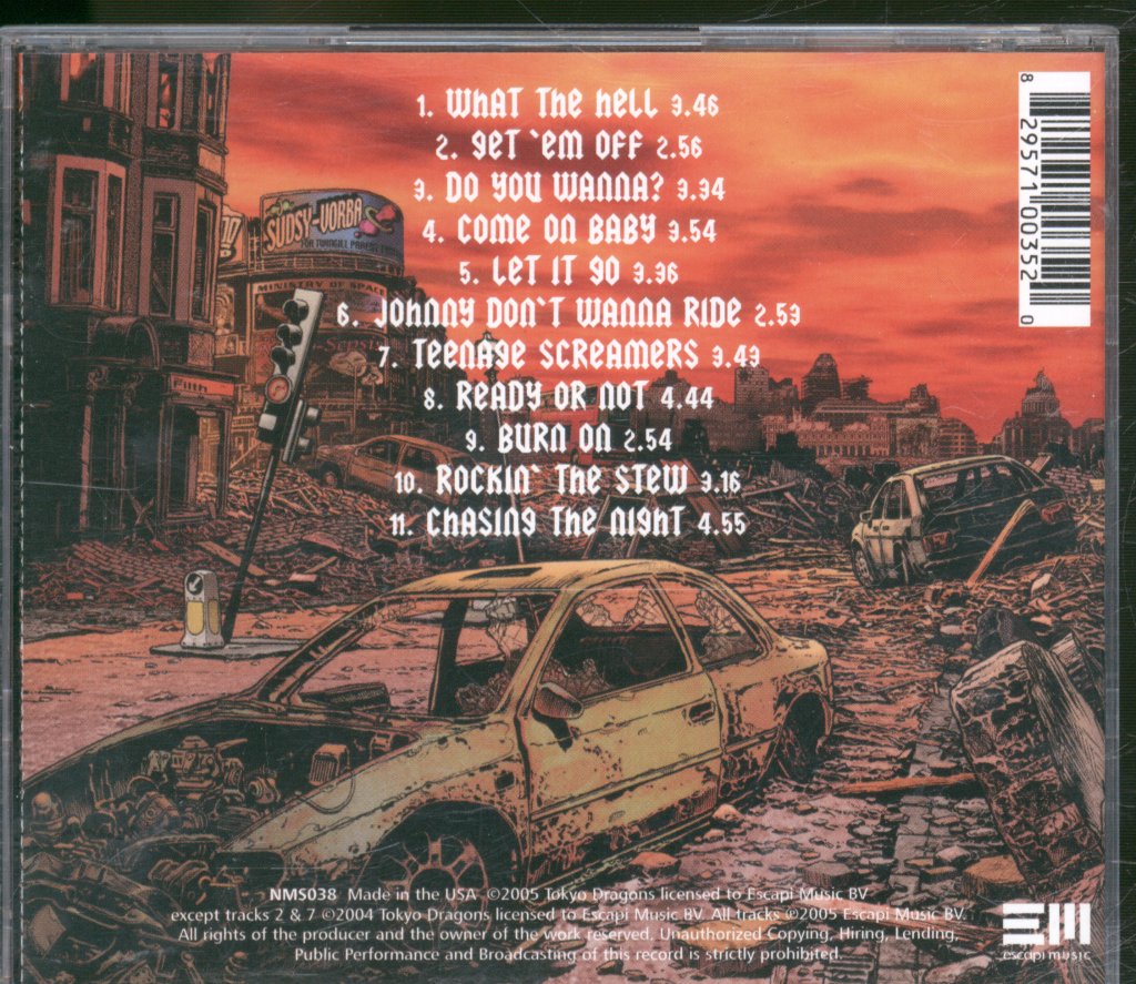 Tokyo Dragons - Give Me The Fear - Cd
