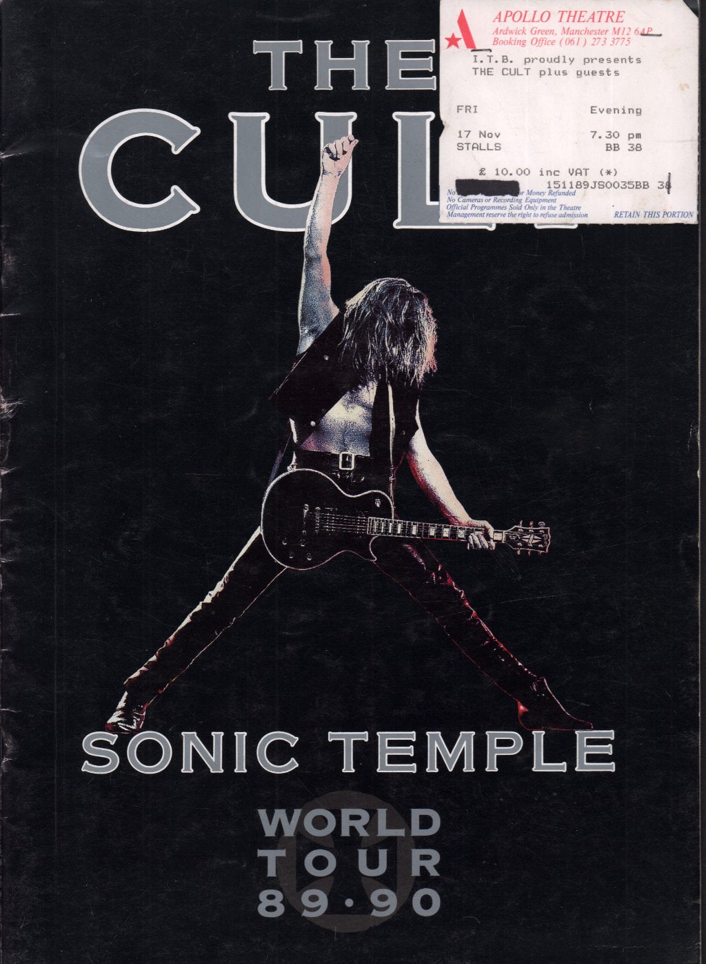 Cult - Sonic Temple - Tour Programme
