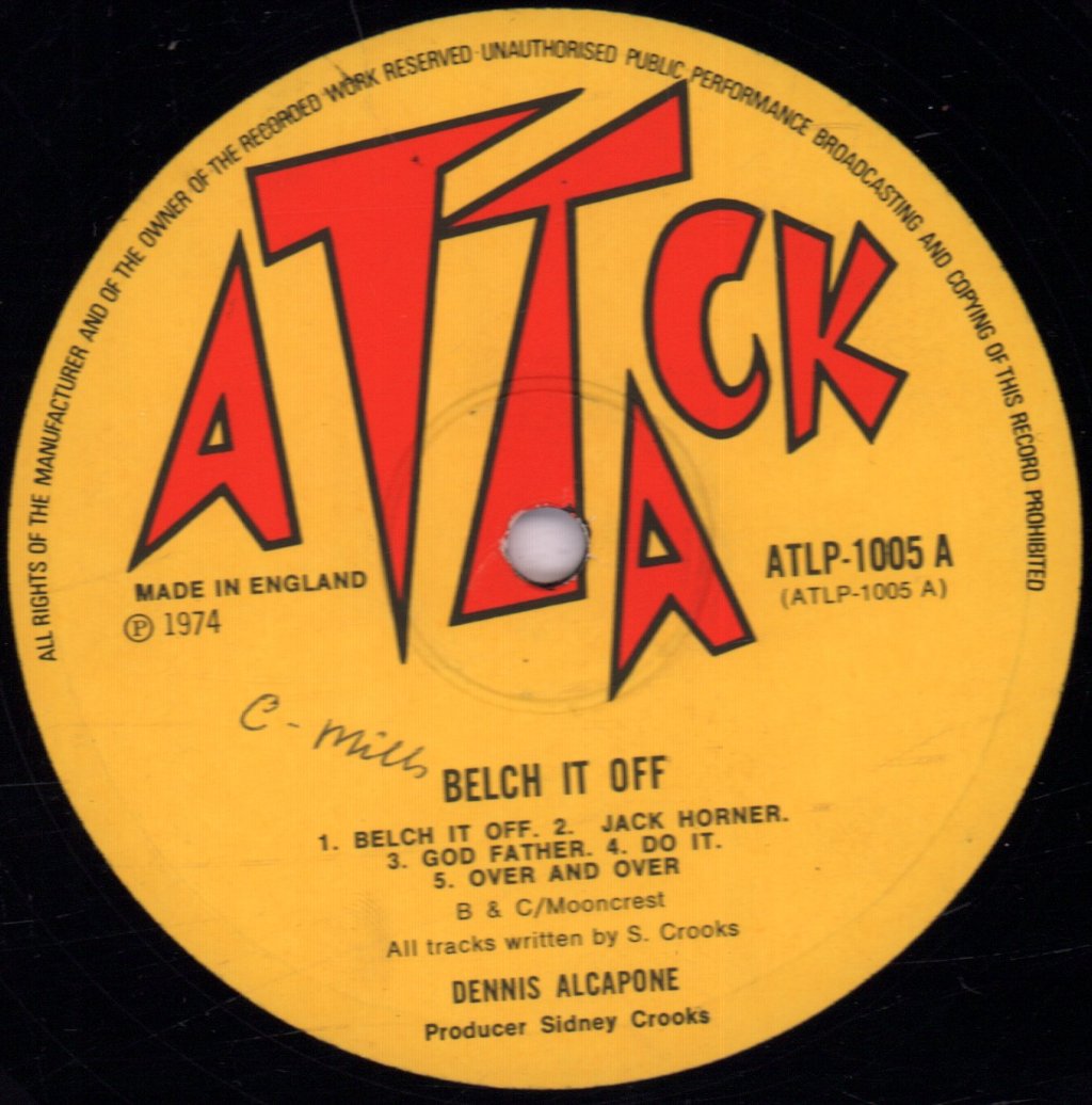 Dennis Alcapone - Belch It Off - Lp