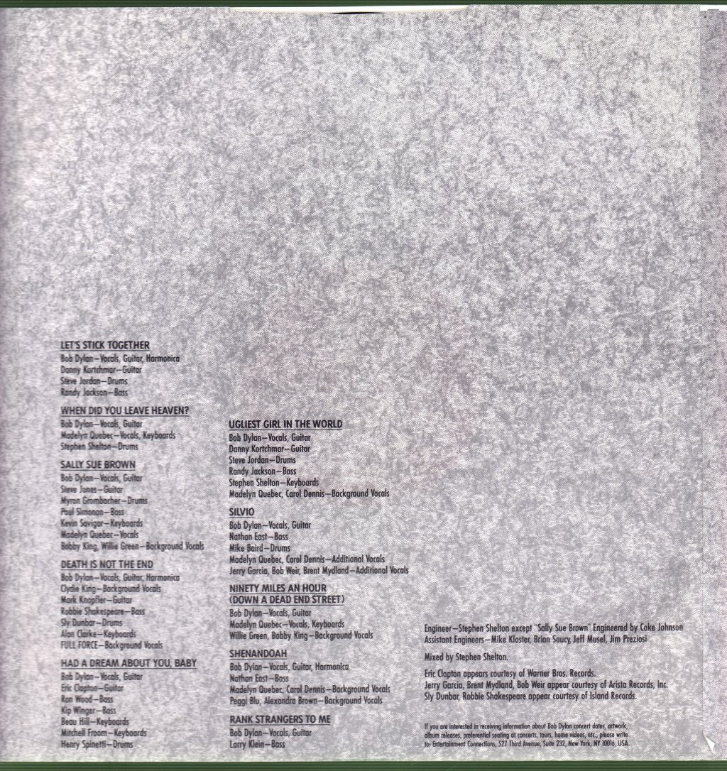 Bob Dylan - Down In The Groove - Lp