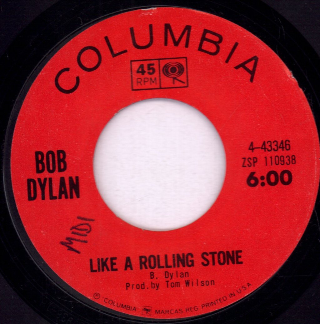 Bob Dylan - Like A Rolling Stone - 7 Inch