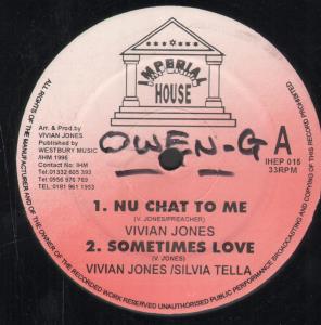 Vivian Jones / Sylvia Tella - Nu Chat To Me / Sometimes I Love - 12 Inch
